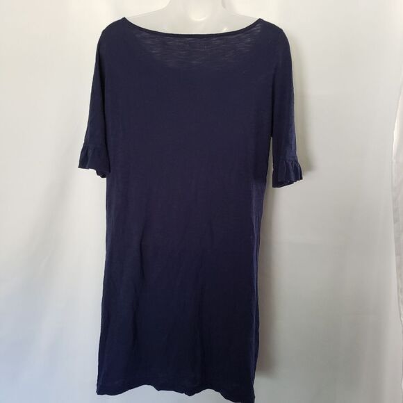 Lilly‎ Pulitzer Sommerset Navy Dress Pima Cotton - Picture 3 of 6